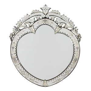 A Venetian Etched Glass Mirror
20th