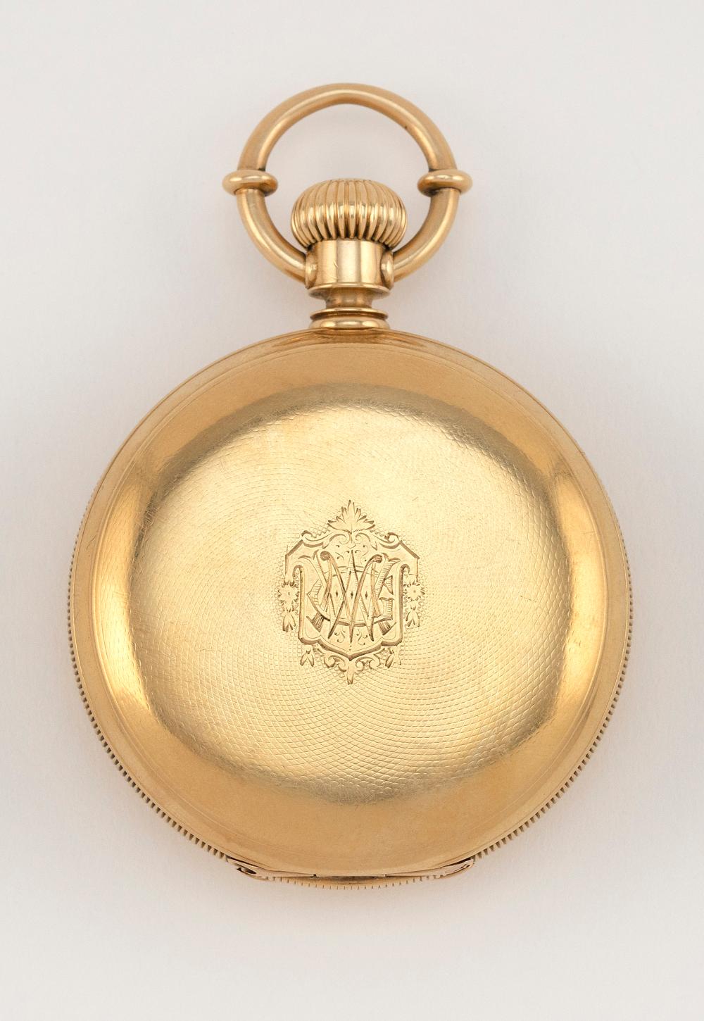 AMERICAN WATCH CO. 18KT GOLD CASED