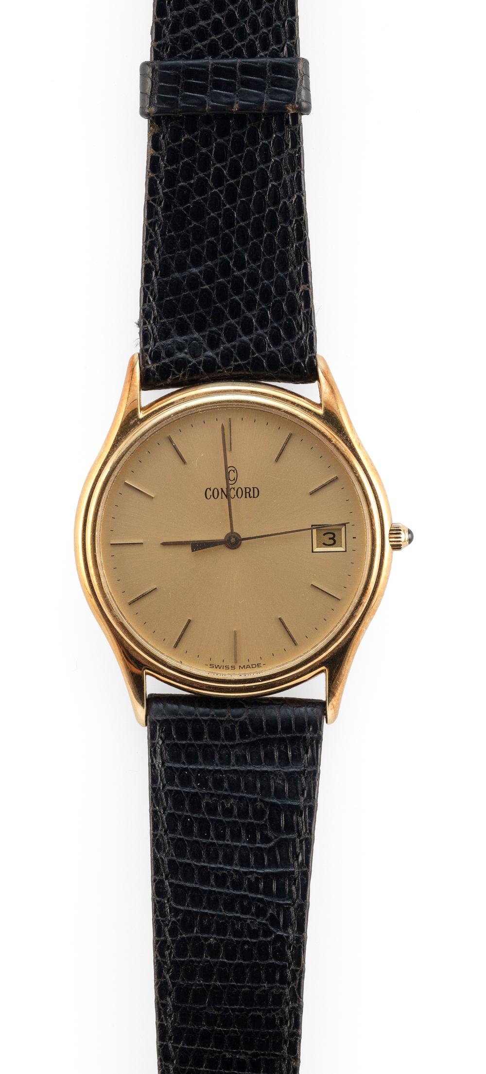 VINTAGE CONCORD 14KT GOLD WATCHVINTAGE