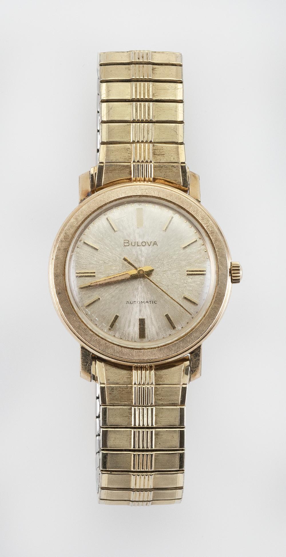 BULOVA 10KT GOLD AND STAINLESS 34e219