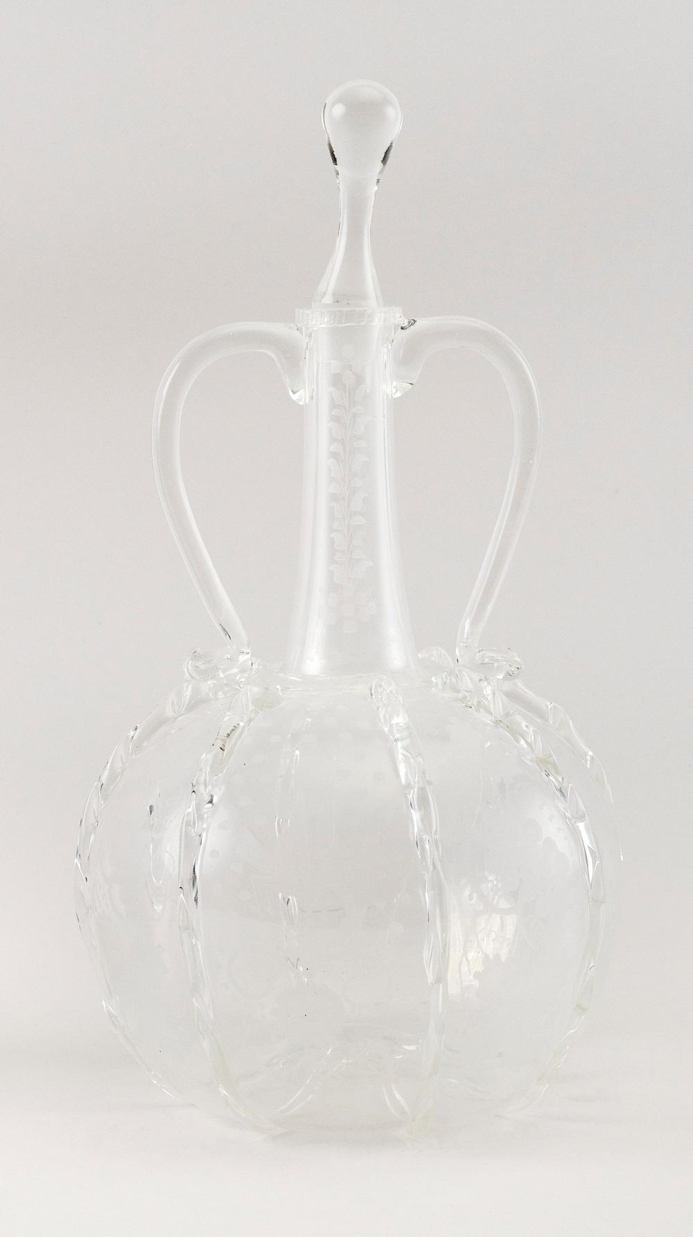 DUTCH ETCHED AND BLOWN GLASS BRIDAL 34e230