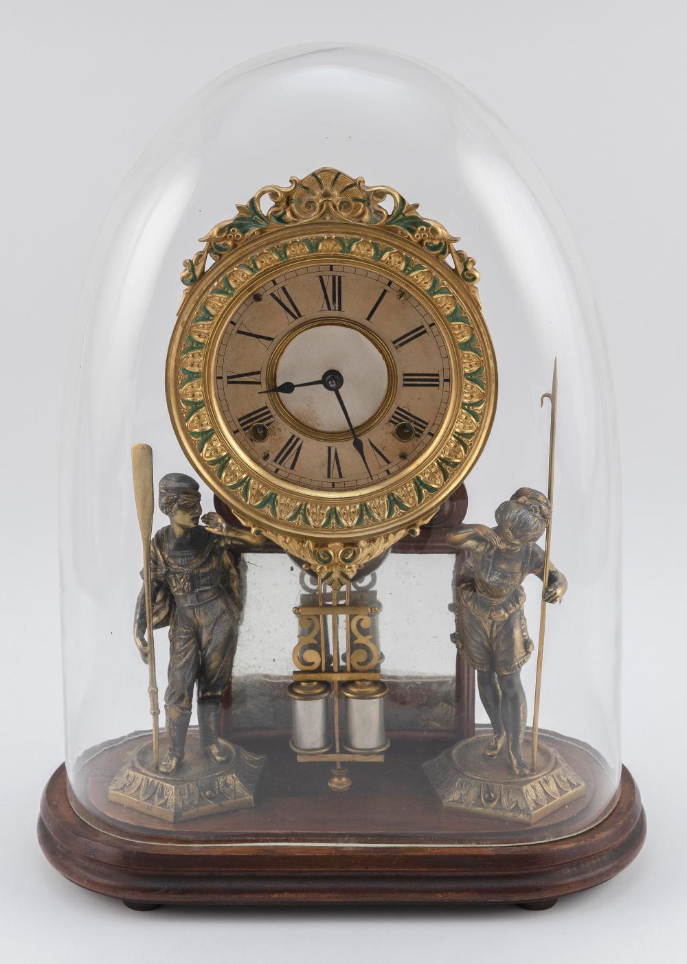 ANSONIA FIGURAL CLOCK LATE 19TH/EARLY