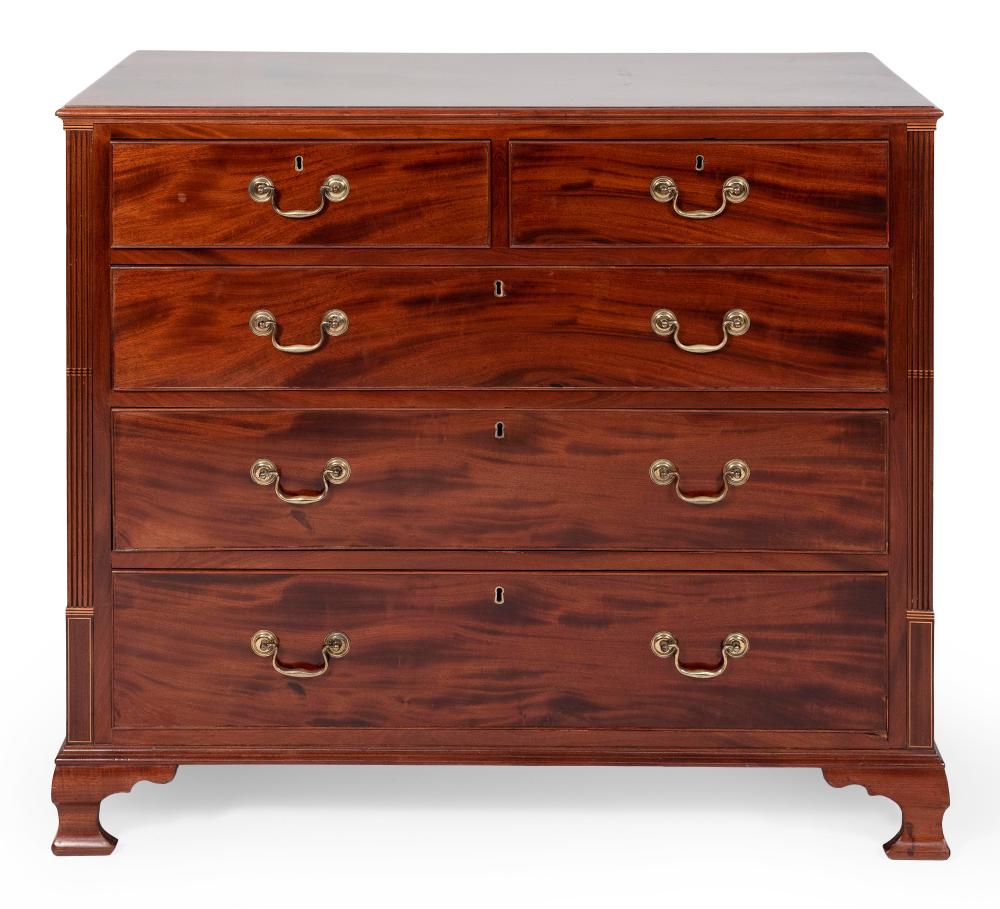 ENGLISH FIVE DRAWER CHEST 19TH 34e262