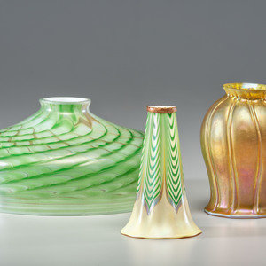 Three Art Glass Lamp Shades


20th