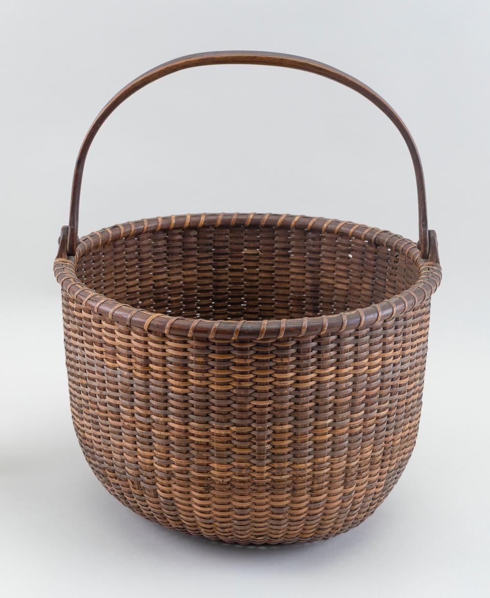 NANTUCKET BASKET LATE 19TH EARLY 34e3ab