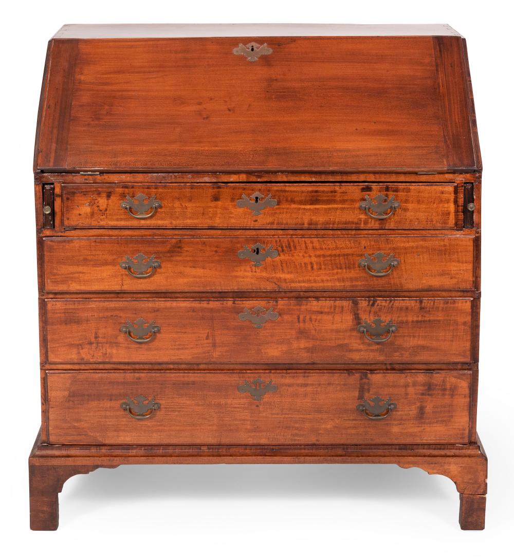 CHIPPENDALE SLANT-LID DESK CIRCA