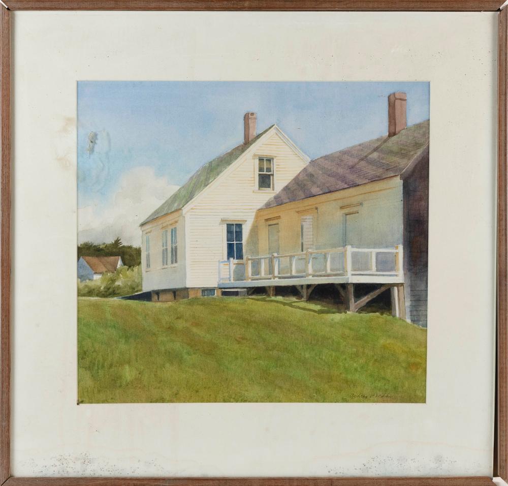 PAINTING OF A NEW ENGLAND HOUSE 34e411