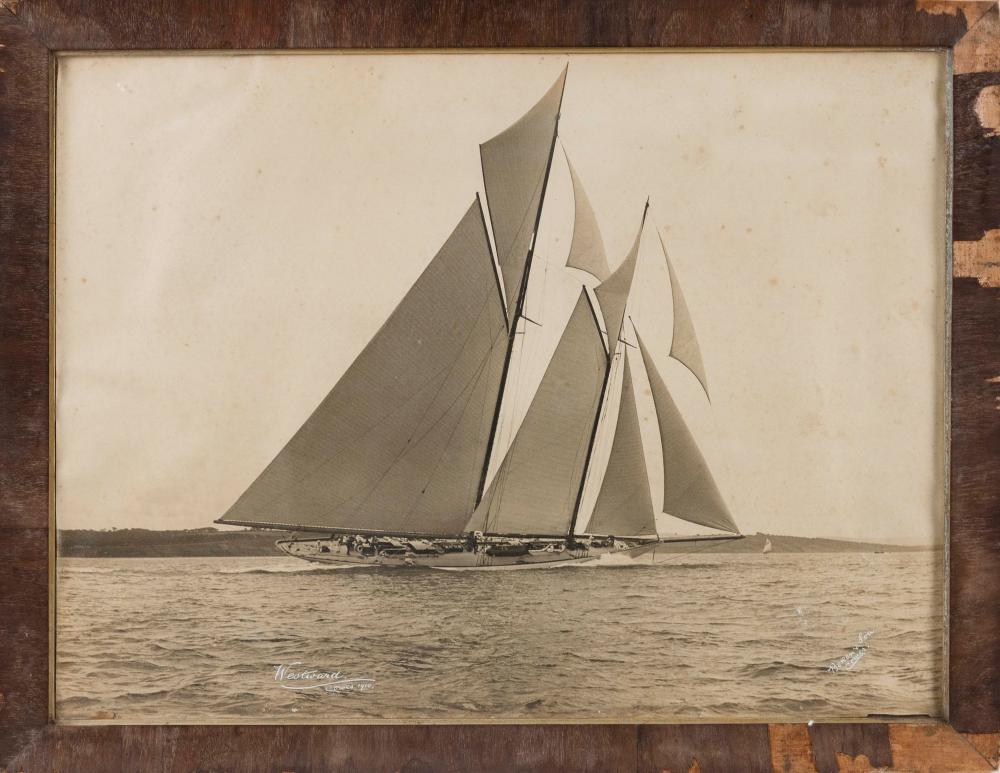 VINTAGE YACHTING PHOTOGRAPH BY