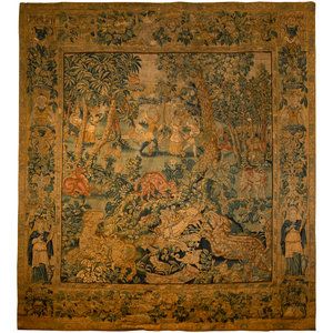 A Flemish Wild Park Wool Tapestry
16TH