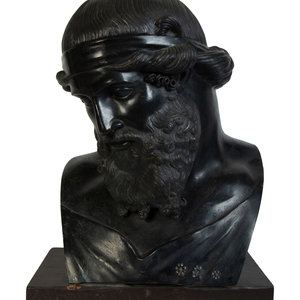 A Grand Tour Bronze Bust of Plato 34e447