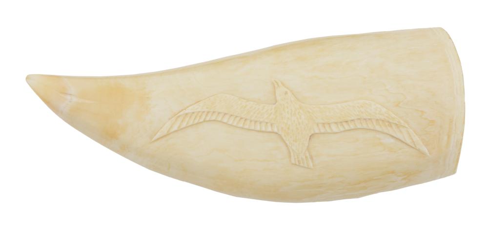  RELIEF CARVED WHALE S TOOTH 34e468
