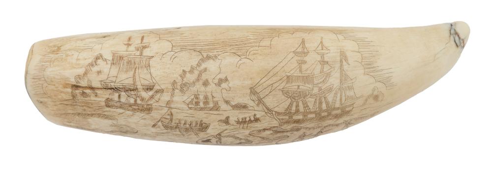 * ENGRAVED WHALE’S TOOTH WITH