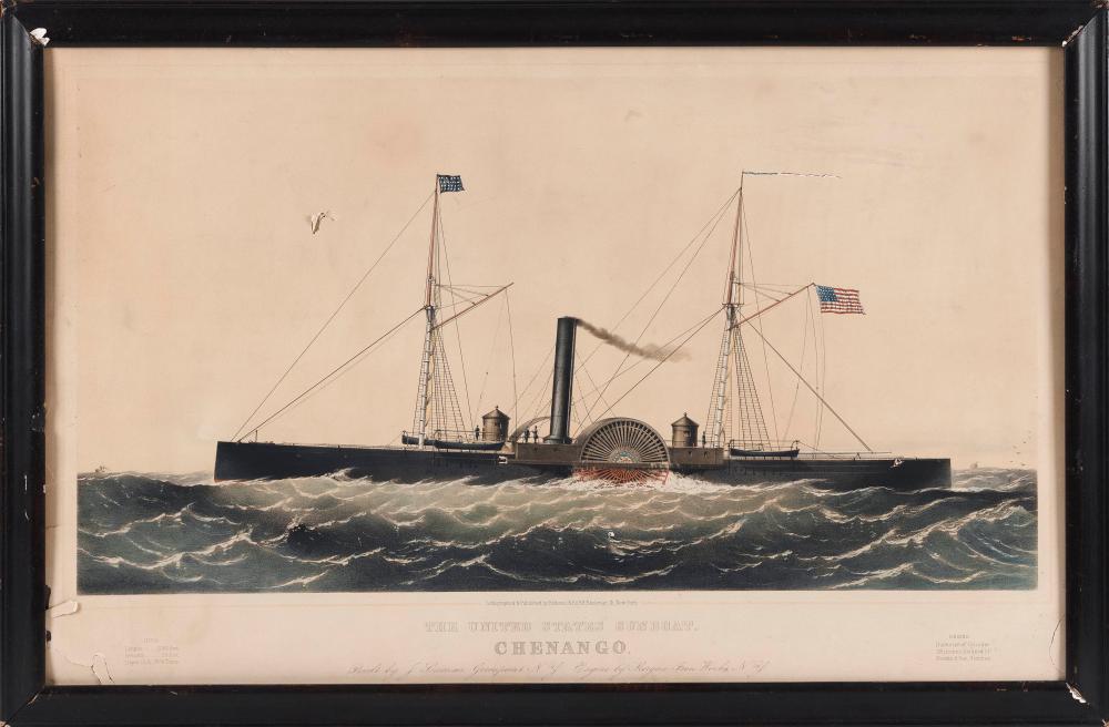 ENDICOTT & CO. HAND-COLORED LITHOGRAPH