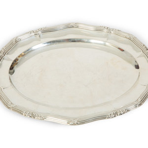 A French 950 Silver Tray Odiot  34e4c5