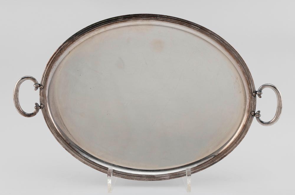 CHRISTOFLE SILVER PLATED TRAY FRANCE,