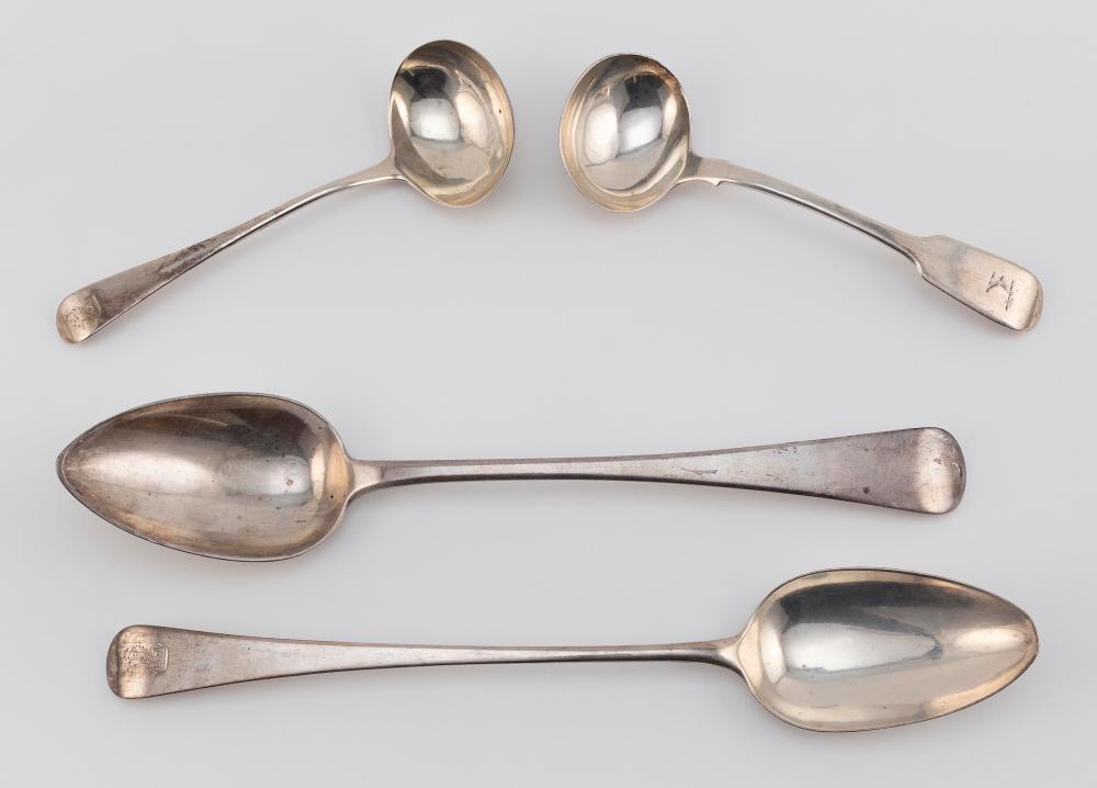 FOUR PIECES OF ENGLISH STERLING