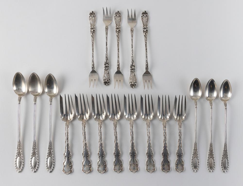 NINETEEN PIECES OF AMERICAN STERLING 34e50b