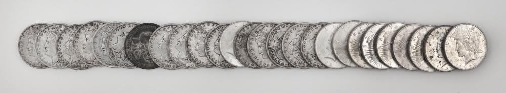 TWENTY-SIX U.S. SILVER DOLLAR COINS