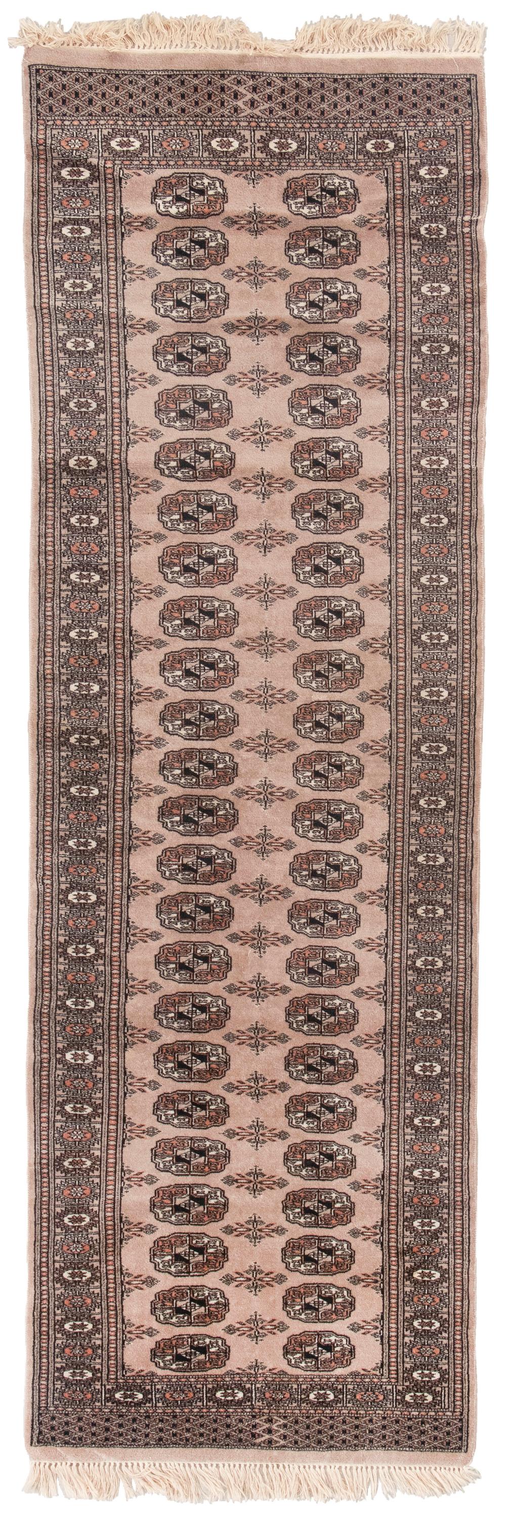 BOKHARA DESIGN RUG: 2'8" X 8'5"