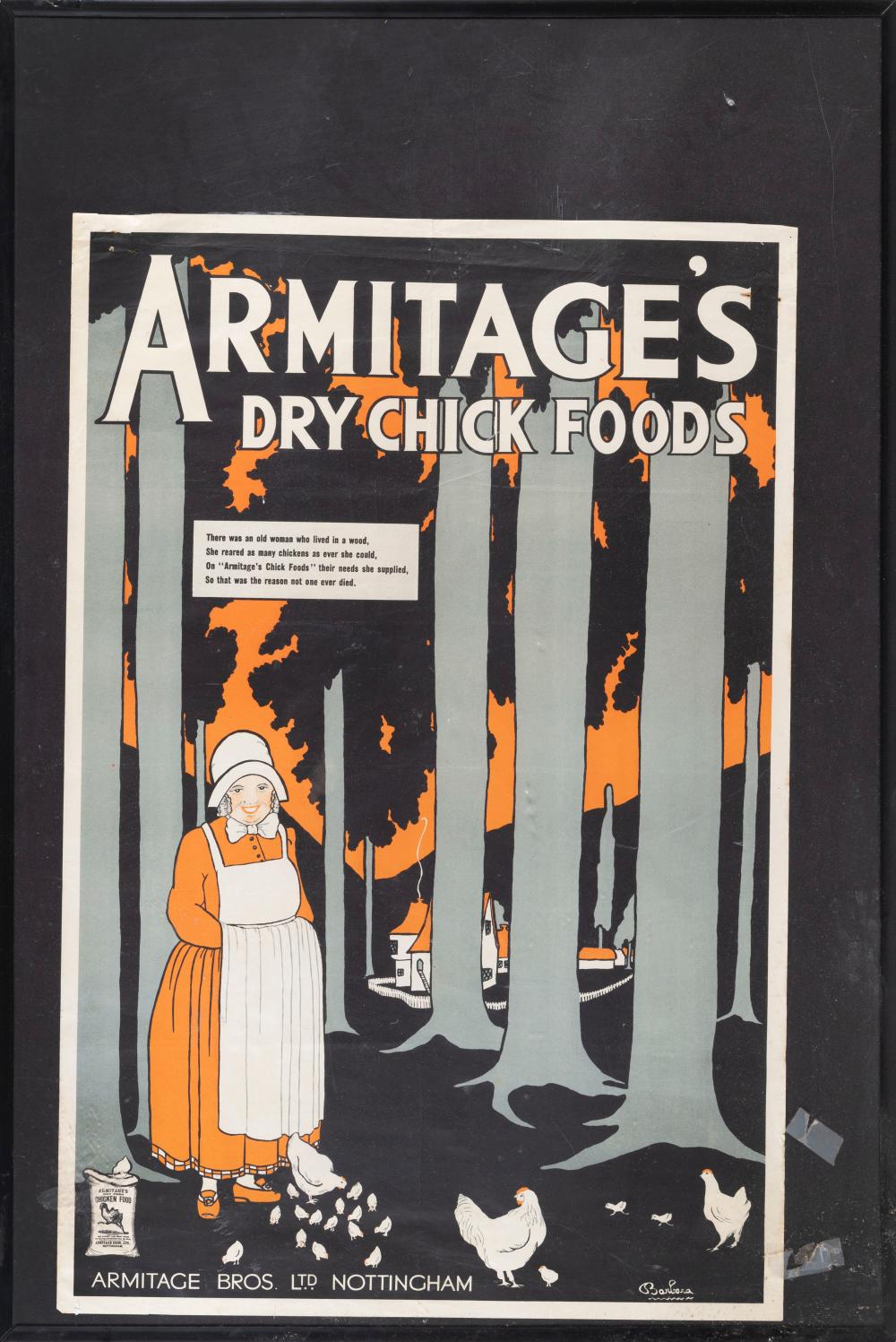 POSTER FOR ARMITAGES DRY CHICK