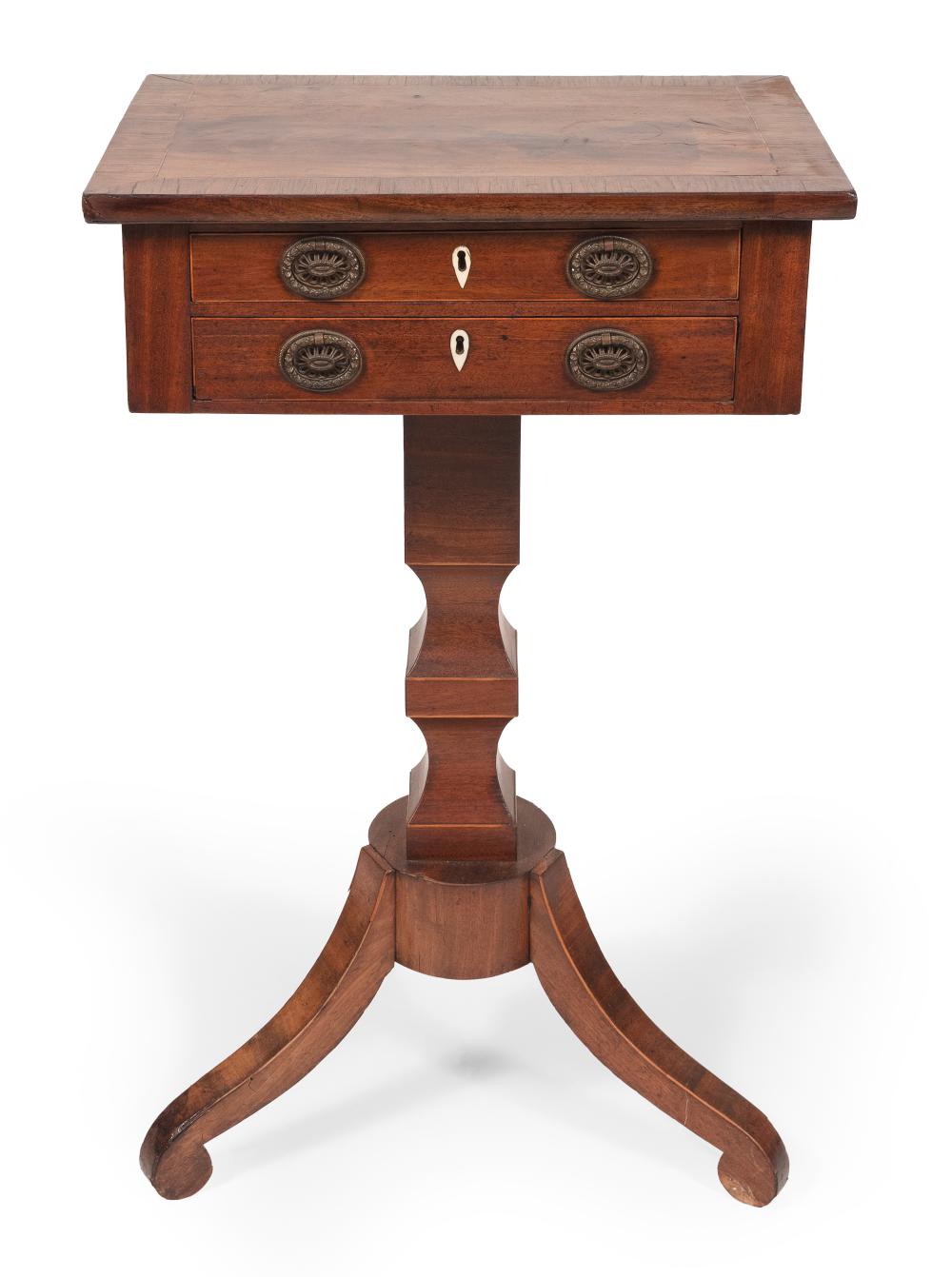 TWO-DRAWER SEWING TABLE ENGLAND,