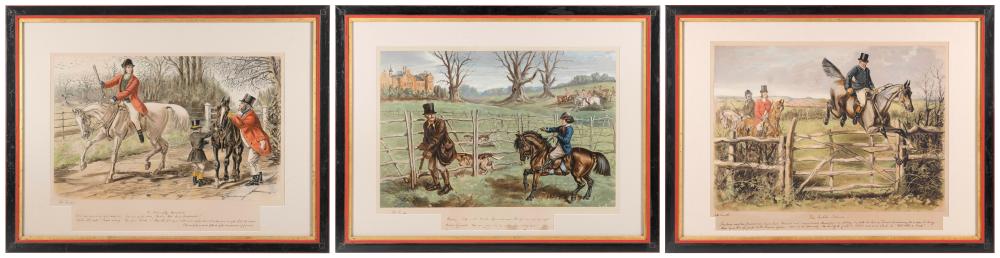 THREE HORSE PRINTS LONDON 1865 34e65e