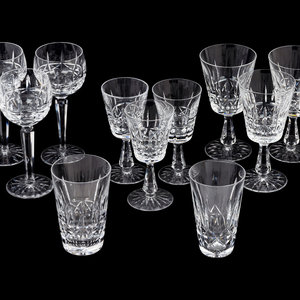 A Waterford Cut Glass Stemware Service