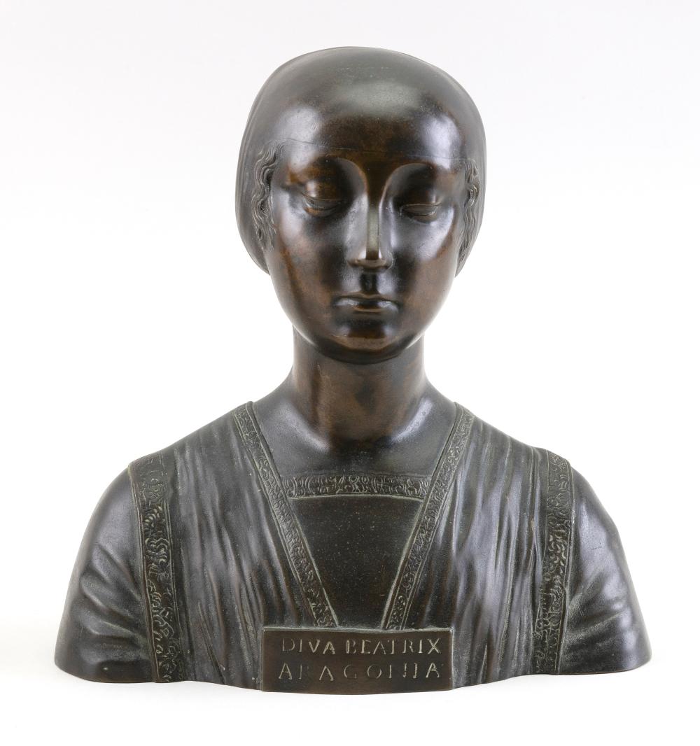 RENAISSANCE STYLE BRONZE BUST OF 34e710