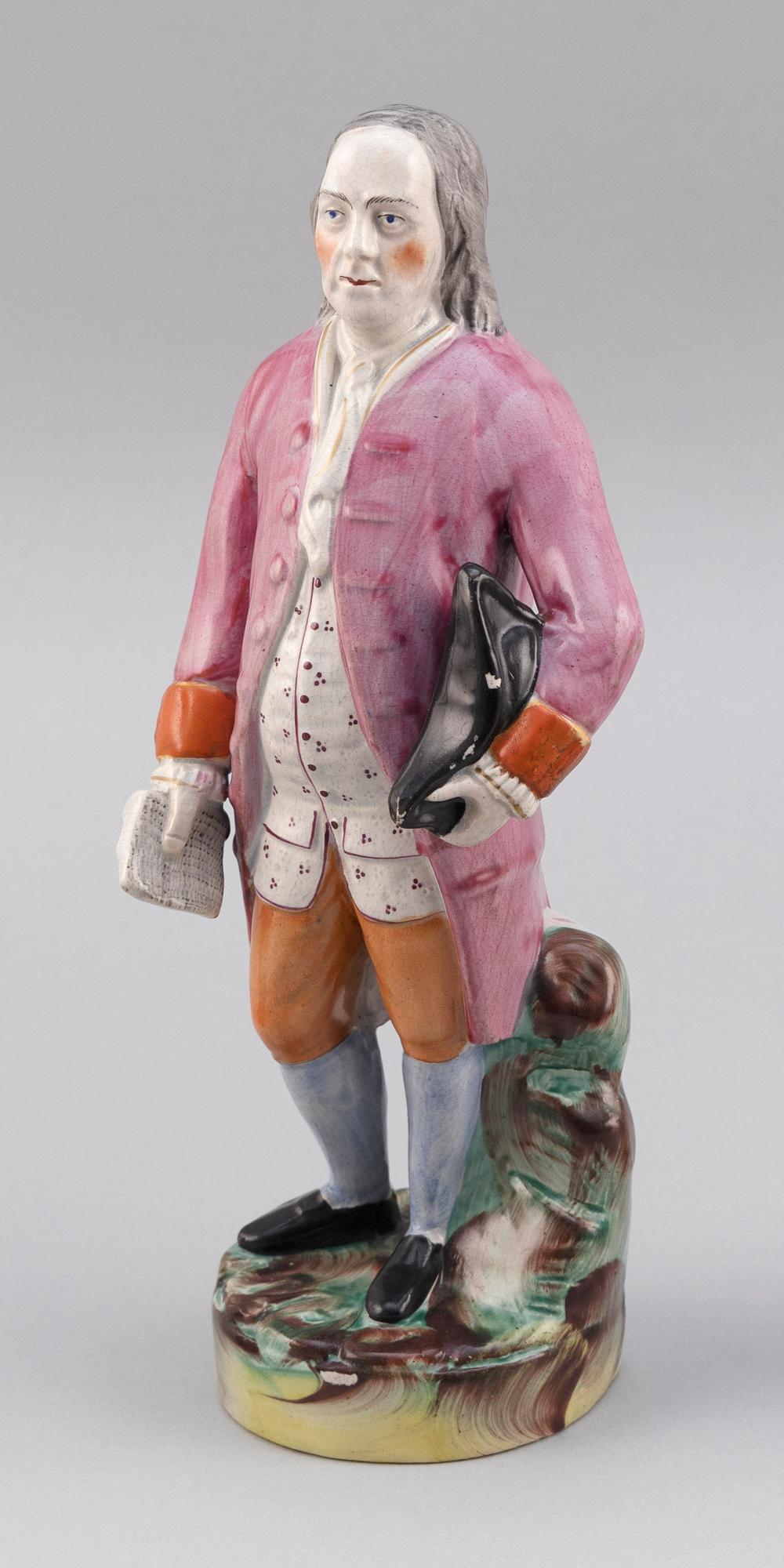 STAFFORDSHIRE FIGURE OF BENJAMIN