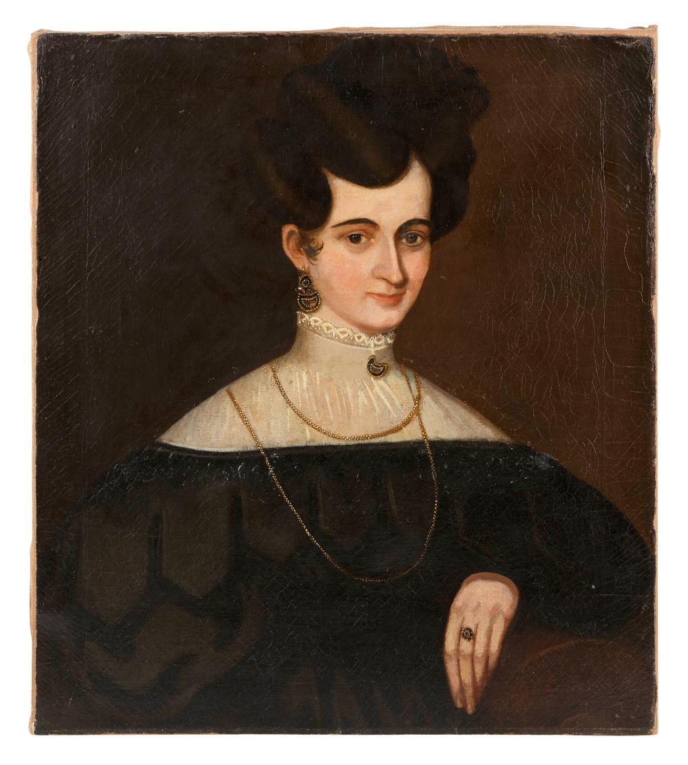 PORTRAIT OF A WOMAN EARLY 19TH 34e76a