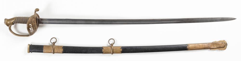 U.S. MODEL 1852 SWORD AND SCABBARD CIRCA