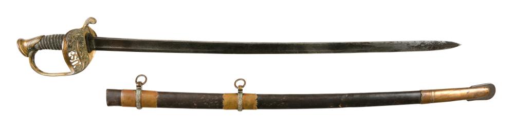 AMES MODEL 1850 SWORD AND SCABBARD