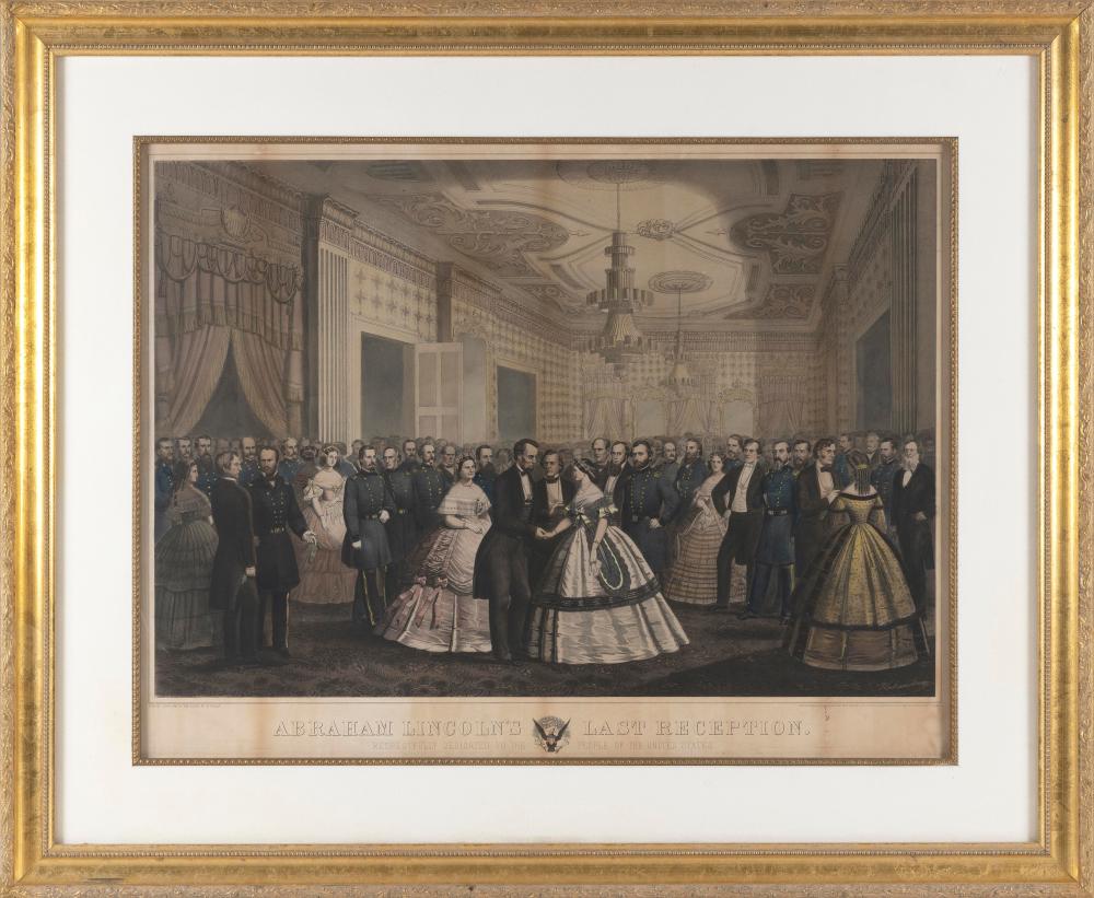 HAND-COLORED PRINT “ABRAHAM LINCOLN’S