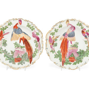 Two Chelsea Porcelain Dishes
Mid-18th