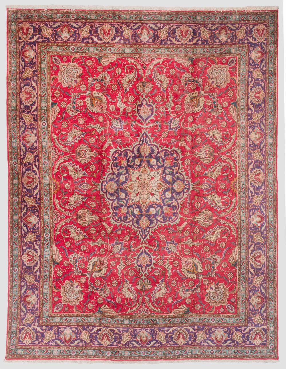 TABRIZ RUG: 10’1” X 12’10”