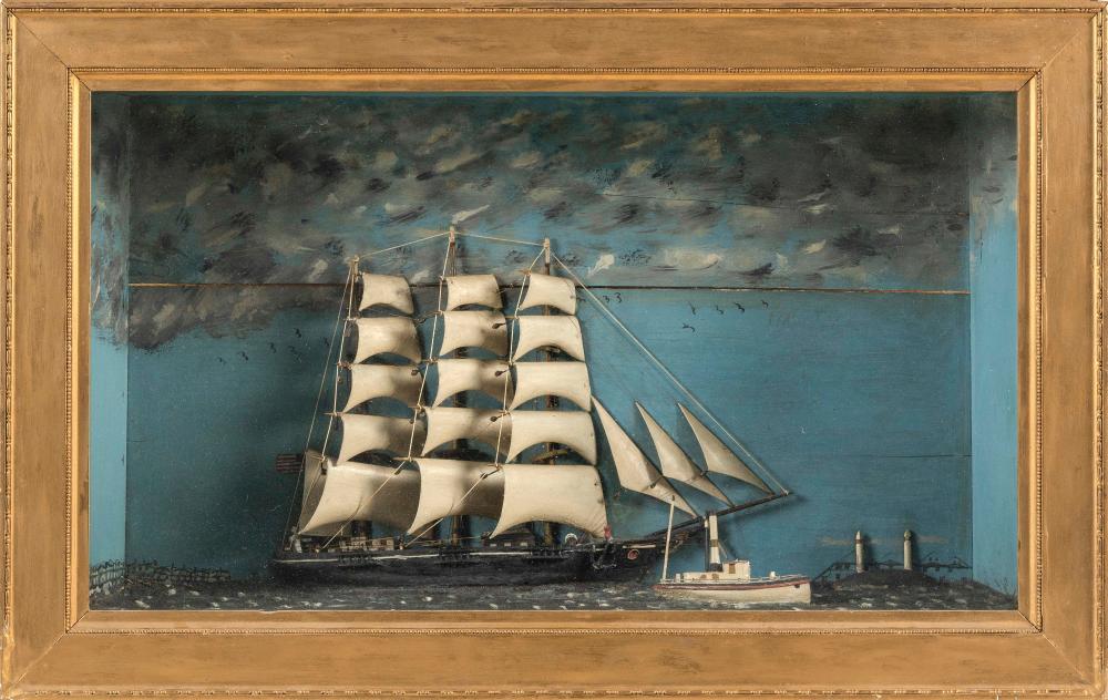 SHADOW BOX MARITIME DIORAMA OF 34e8be