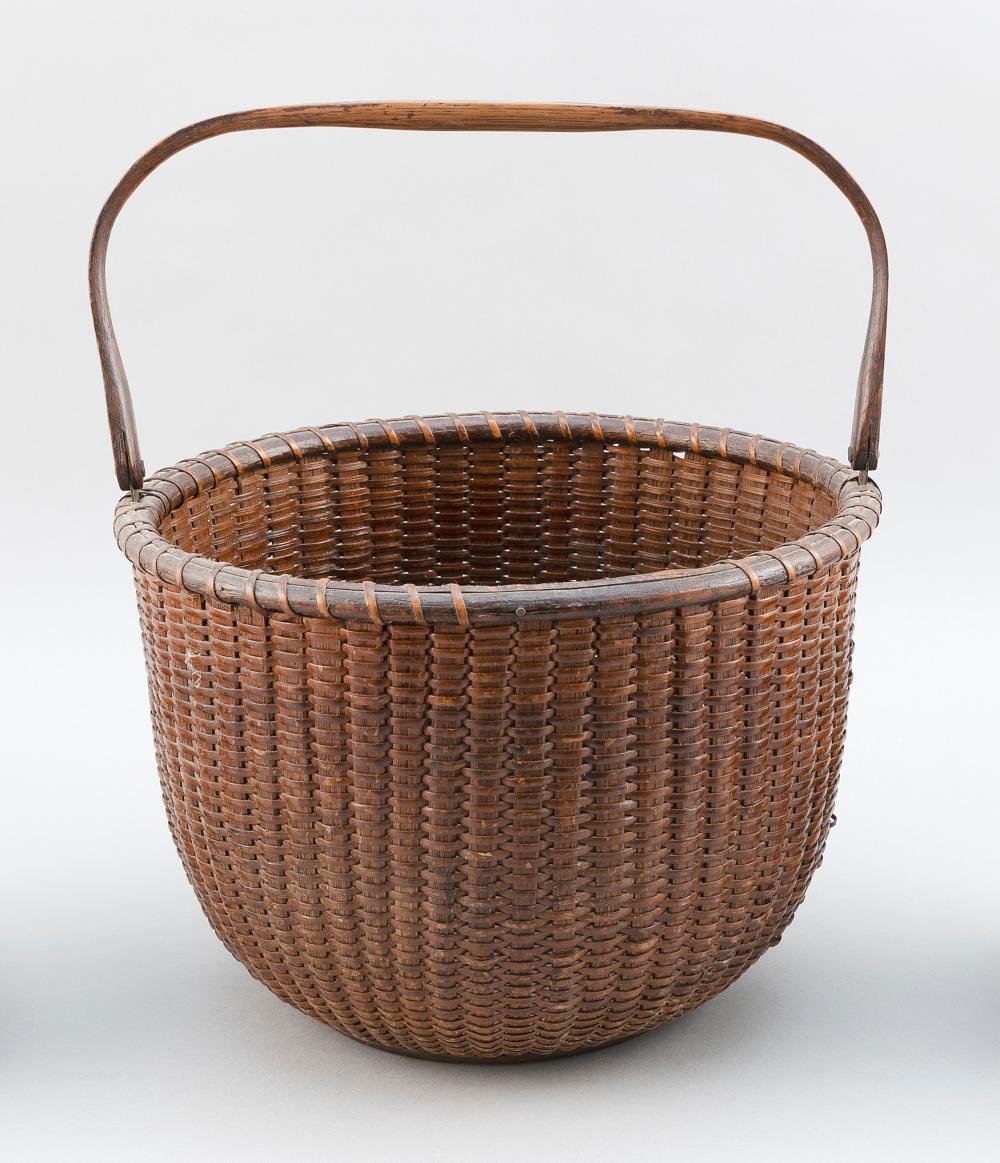 LARGE NANTUCKET BASKET 19TH CENTURY 34e8c6