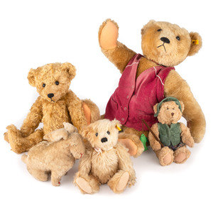 Five Stuffed Animals, Including