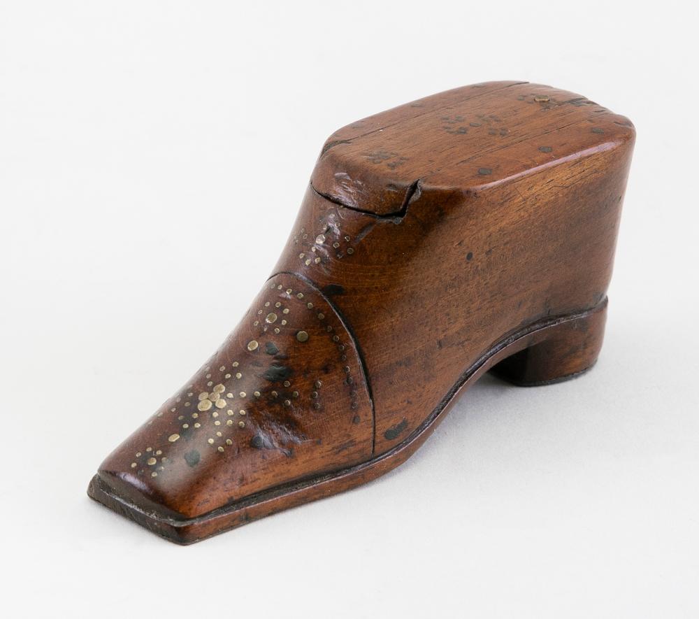 MAHOGANY AND PIQUE BOOT FORM SNUFF 34e924