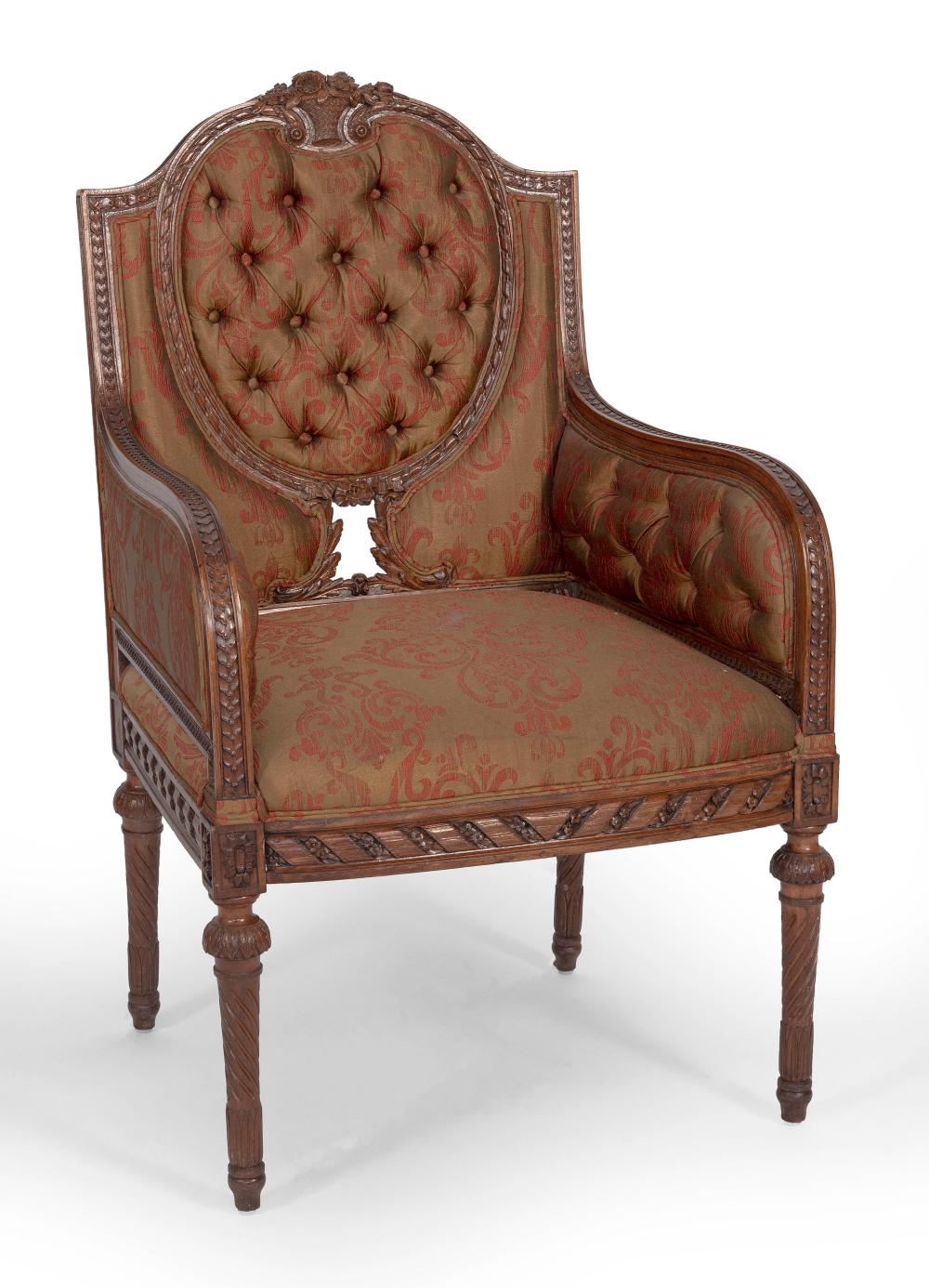 ARMCHAIR, POSSIBLY HERTER BROTHERS NEW