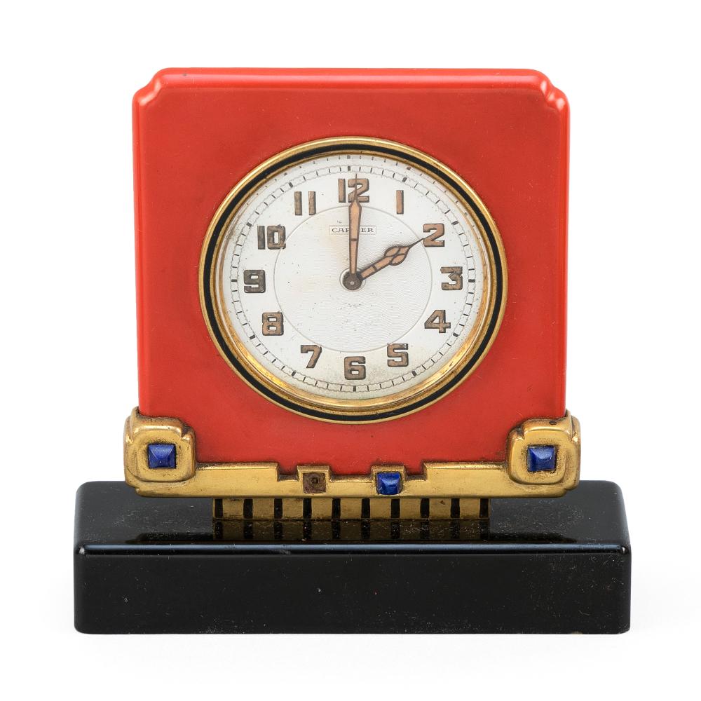 CARTIER ART DECO TRAVEL ALARM CLOCK 34e946