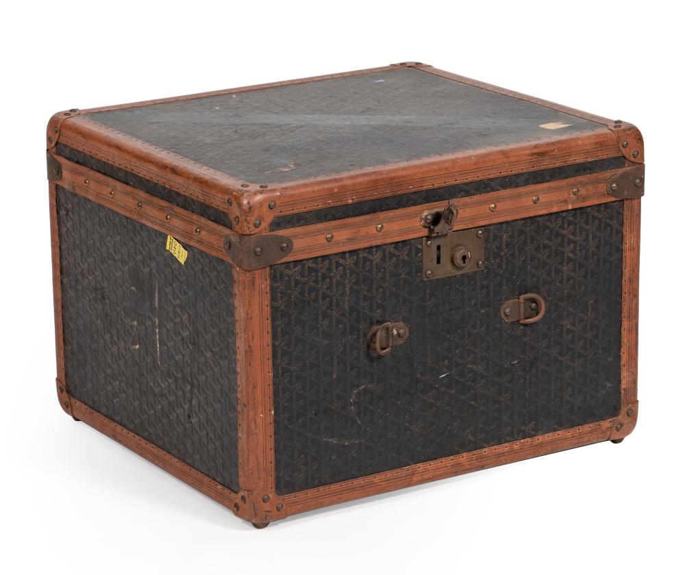 GOYARD TRUNK CIRCA 1930 HEIGHT 34e947