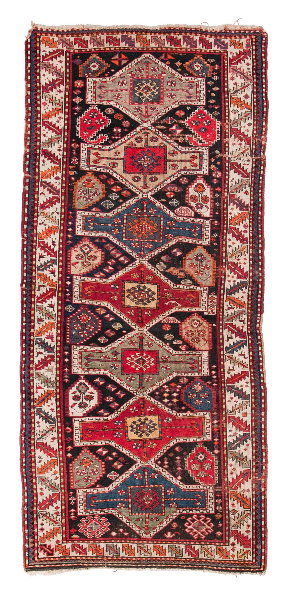 KAZAK RUG: 4’1” X 9’6”