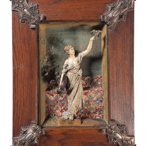 A Victorian Painted Cast Iron Framed 34e9cc