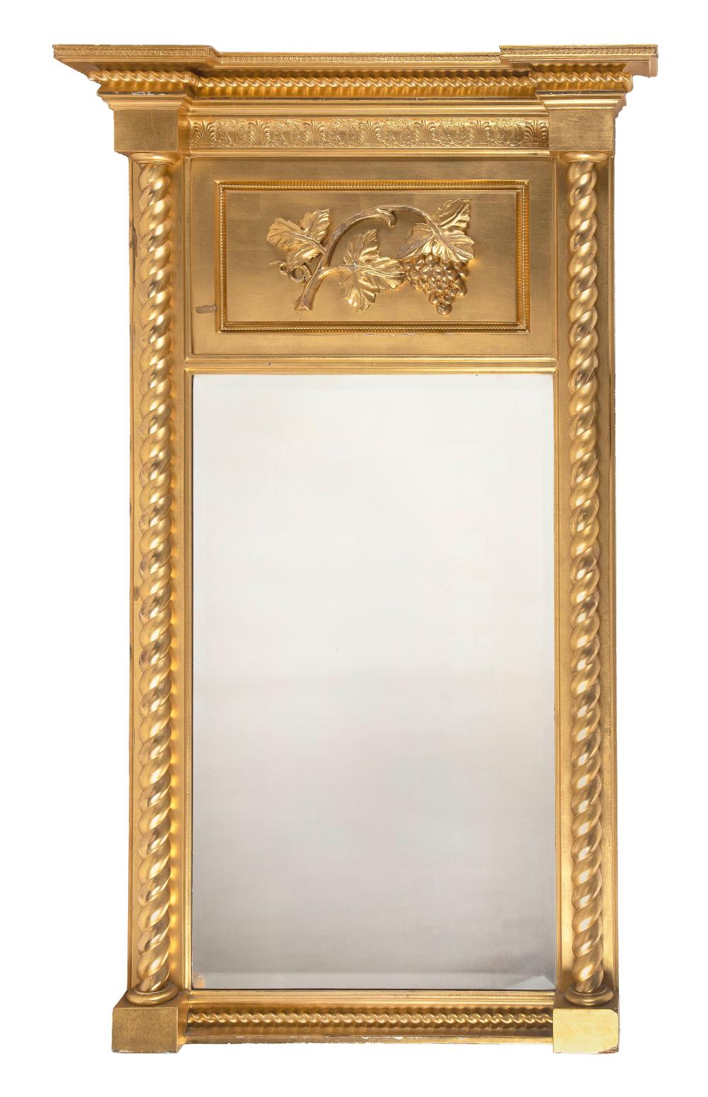 GILT FEDERAL MIRROR CIRCA 1820