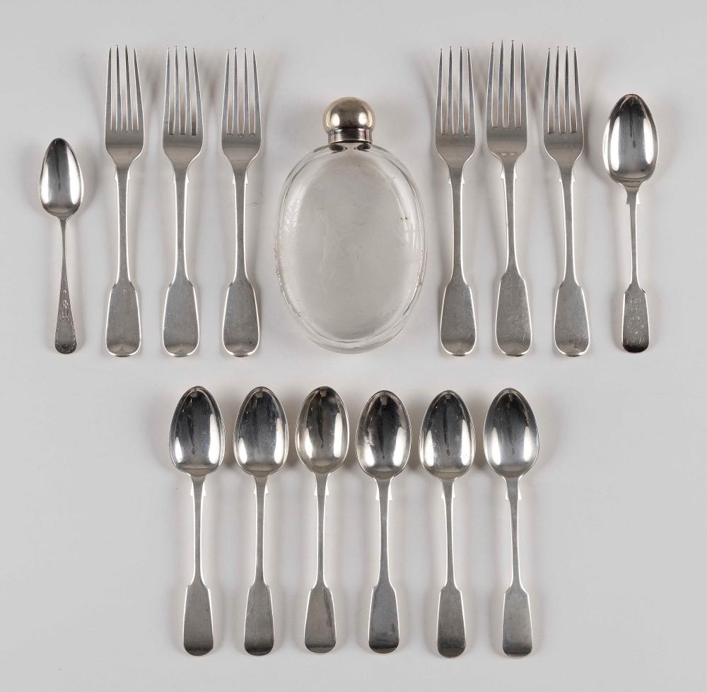 FOURTEEN PIECES OF ENGLISH STERLING 34eb45