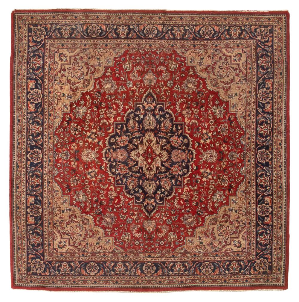 KESHAN DESIGN RUG: 6’5” X 6’5”