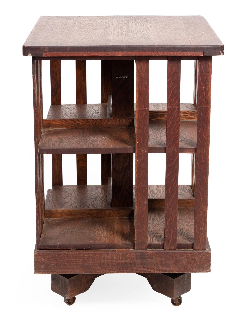 REVOLVING BOOKCASE EARLY 20TH CENTURY