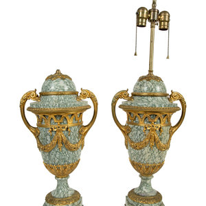 A Pair of Louis XV Style Bronze