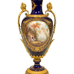 A Sevres Style Gilt Bronze Mounted 34ec3c